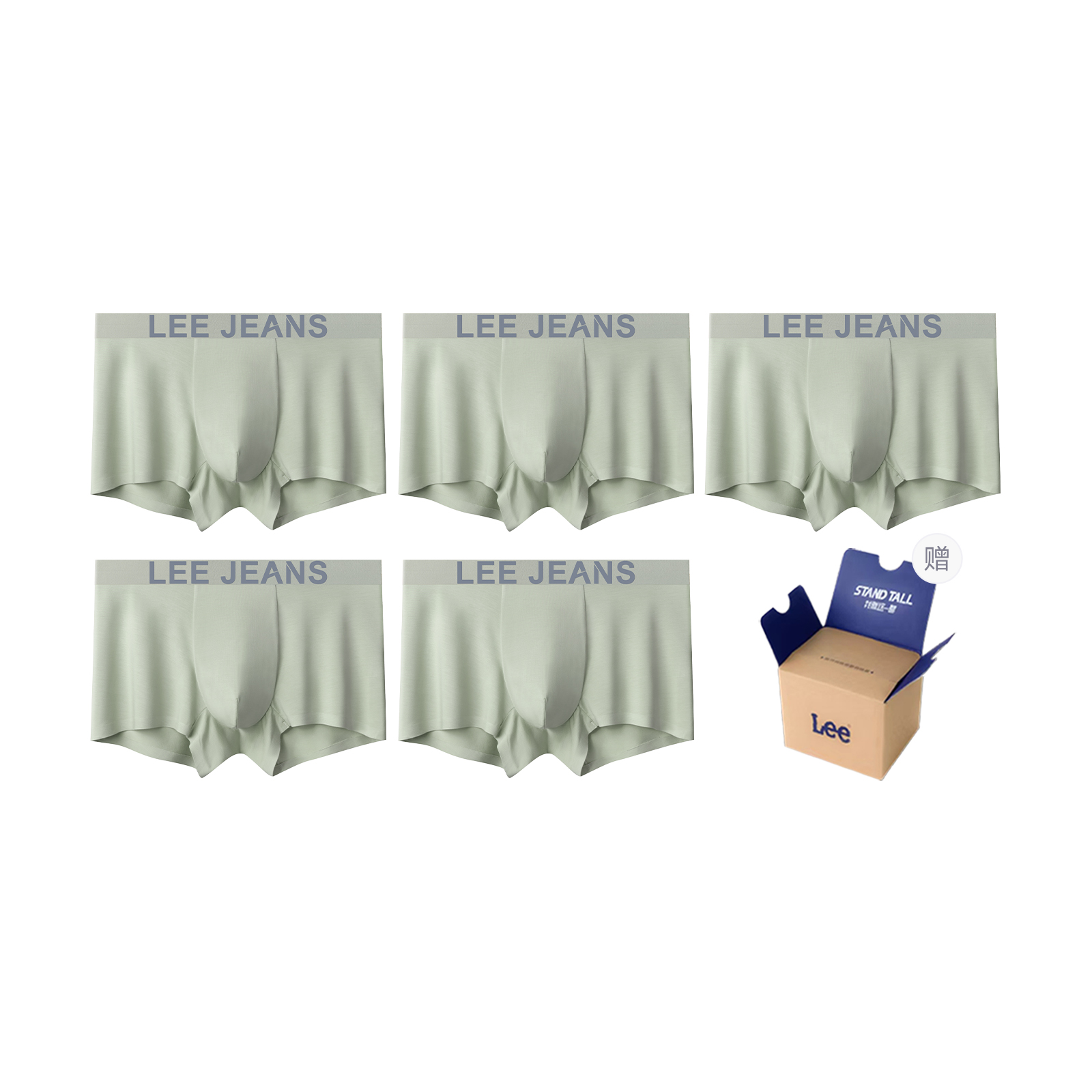 Sunset 5.0 Sunset 1.0 Трусы мужские бокс 5 штук Lee, зеленый
Sunset 5.0 Sunset 1.0 Трусы мужские бокс 5 штук Lee, зеленый