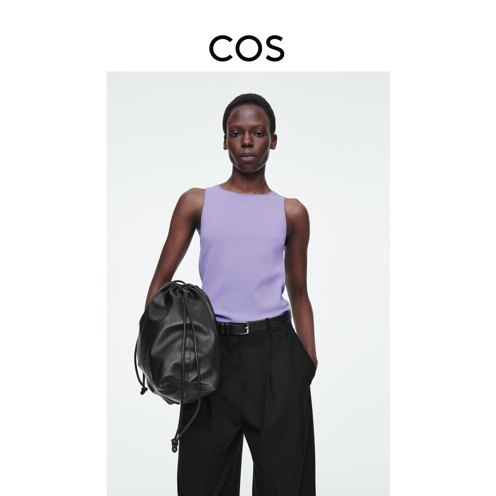 Женский вязаный жилет Cos в рубчик, сиреневый
Женский вязаный жилет Cos в рубчик, сиреневый