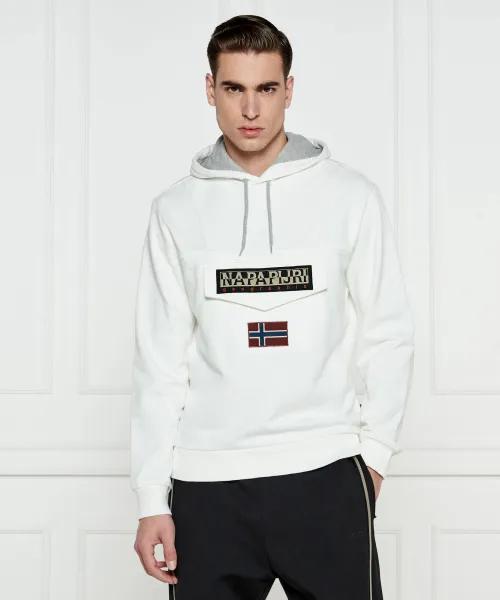 Бордовая толстовка Regular fit Napapijri, белый
Бордовая толстовка Regular fit Napapijri, белый