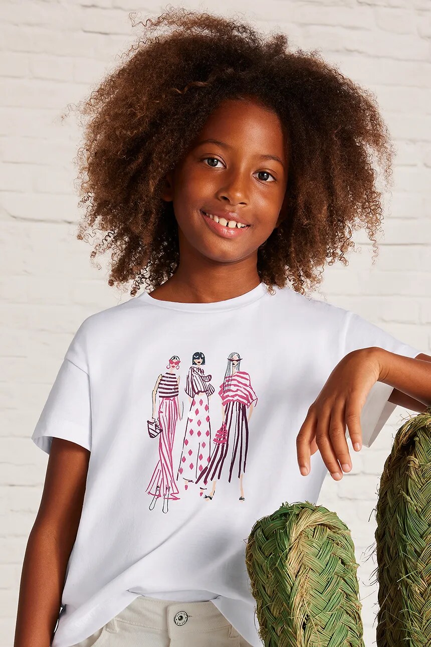 Футболка из хлопка для детей Mayoral, розовый
Футболка из хлопка для детей Mayoral, розовый