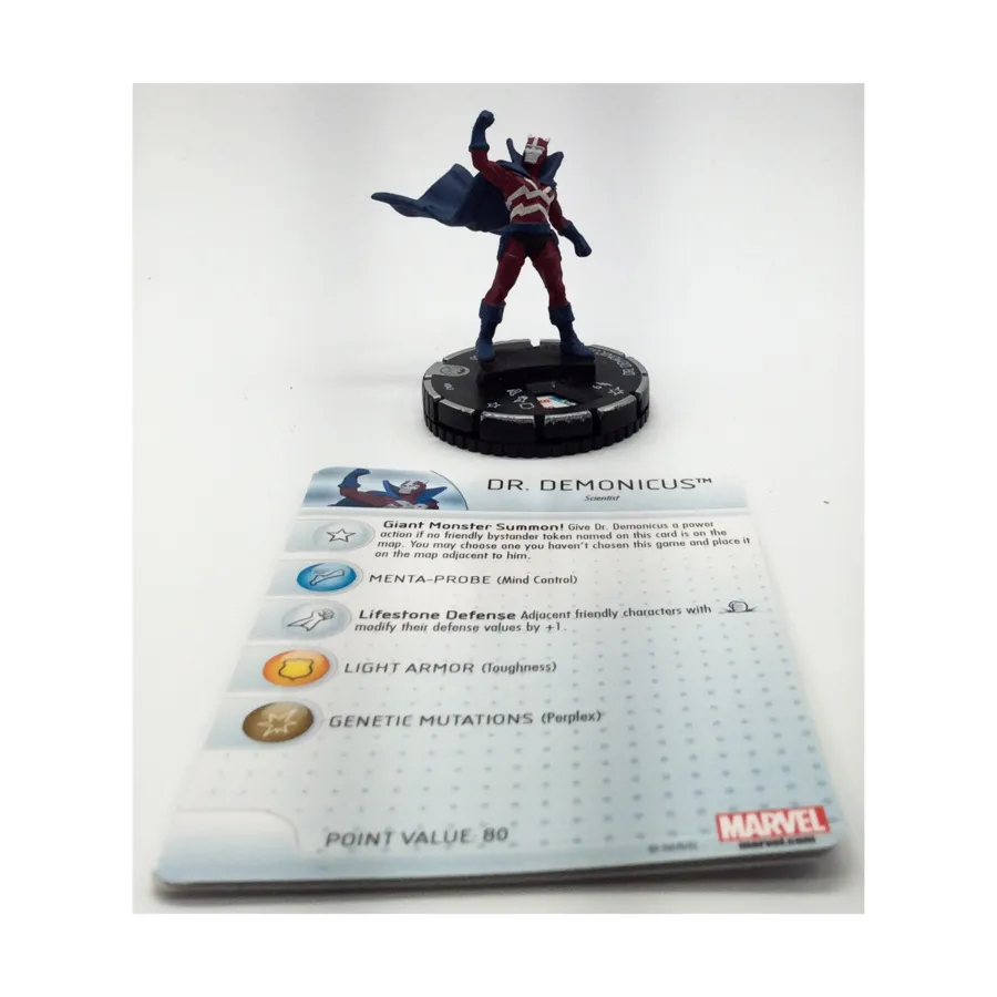 Доктор Демоникус #047, Marvel HeroClix - Nick Fury, Agent of S.H.I.E.L.D. - Singles
Доктор Демоникус #047, Marvel HeroClix - Nick Fury, Agent of S.H.I.E.L.D. - Singles