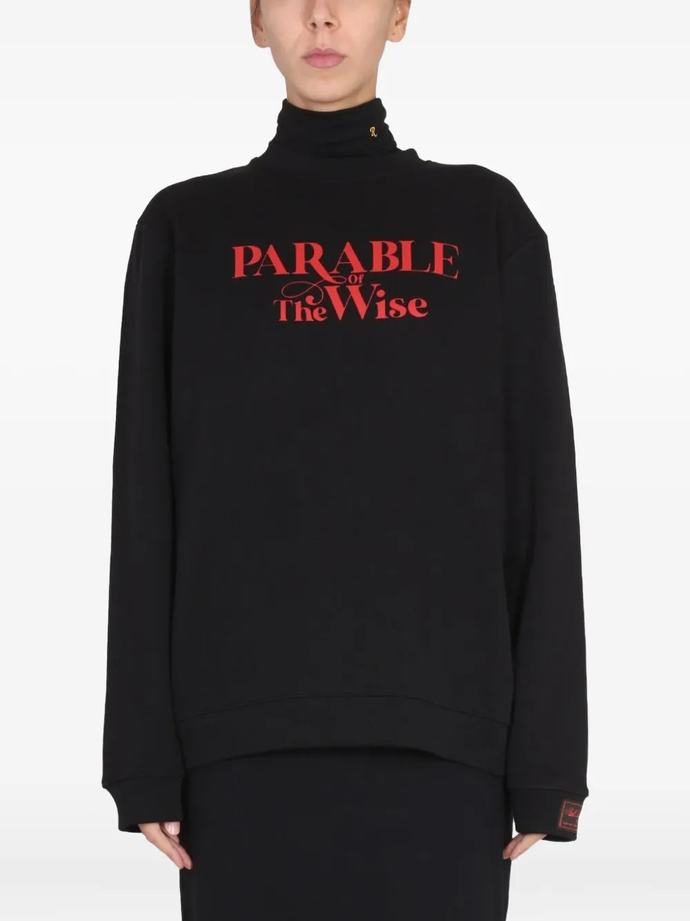 Свитшот с круглым вырезом Raf Simons, черный
Свитшот с круглым вырезом Raf Simons, черный