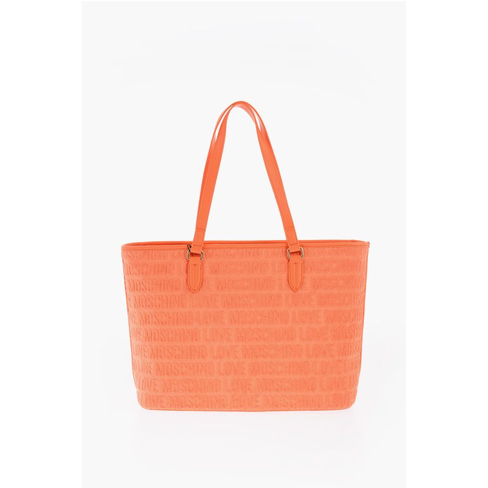 Сумка-тоут LOVE из искусственной кожи и губки с тисненым логотипом Moschino, Orange
Сумка-тоут LOVE из искусственной кожи и губки с тисненым логотипом Moschino, Orange