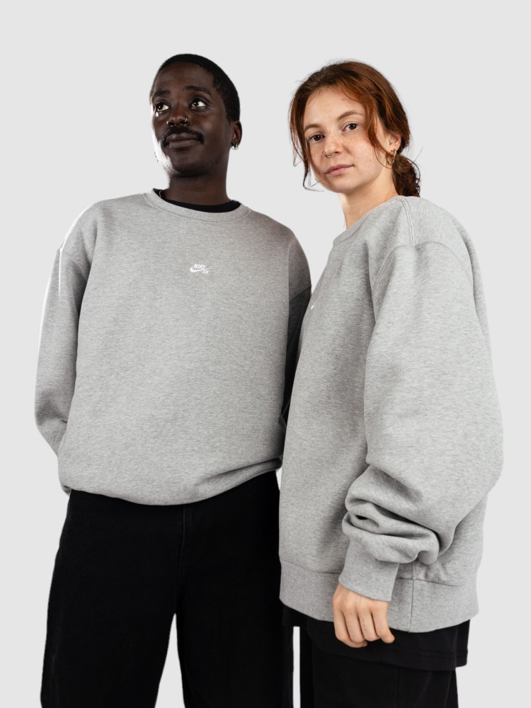 Свитер Nike SB Fleece Skate Crew Sweater, dk grey heather/white
Свитер Nike SB Fleece Skate Crew Sweater, dk grey heather/white