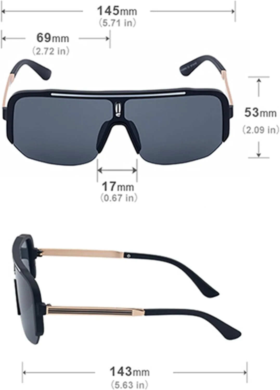 Солнцезащитные очки bullabulling для мужчин, со встроенными большими зеркалами в полуободковой оправе, для езды на велосипеде на открытом воздухе, спортивные, Gray
Солнцезащитные очки bullabulling для мужчин, со встроенными большими зеркалами в полуободковой оправе, для езды на велосипеде на открытом воздухе, спортивные, Gray