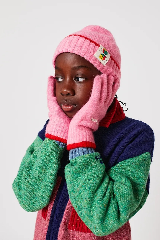 Детские перчатки из смесовой шерсти Bobo Choses, розовый
Детские перчатки из смесовой шерсти Bobo Choses, розовый