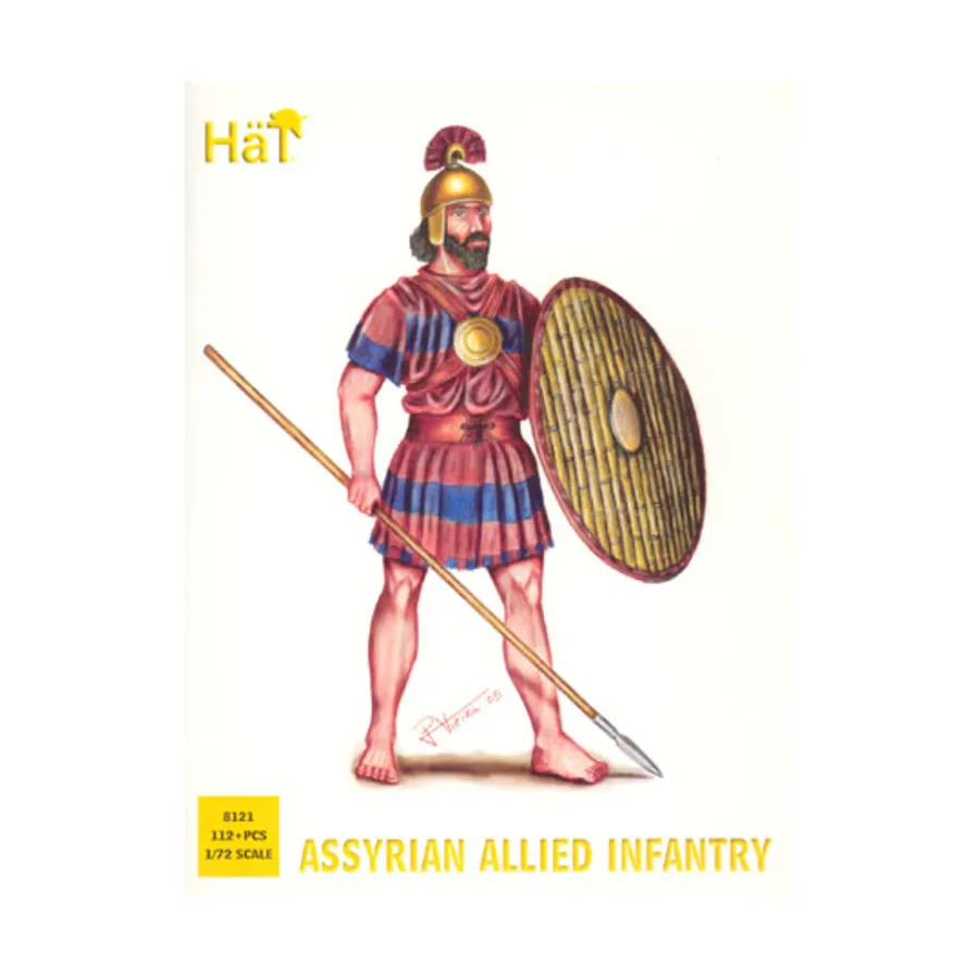 Ассирийская союзная пехота, Historical Plastic Military Figures - Ancient (1:72) (Hat Industries)
Ассирийская союзная пехота, Historical Plastic Military Figures - Ancient (1:72) (Hat Industries)