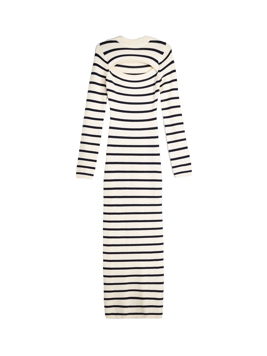 Вязаное платье Bershka Knitted dress, экрю 
Вязаное платье Bershka Knitted dress, экрю