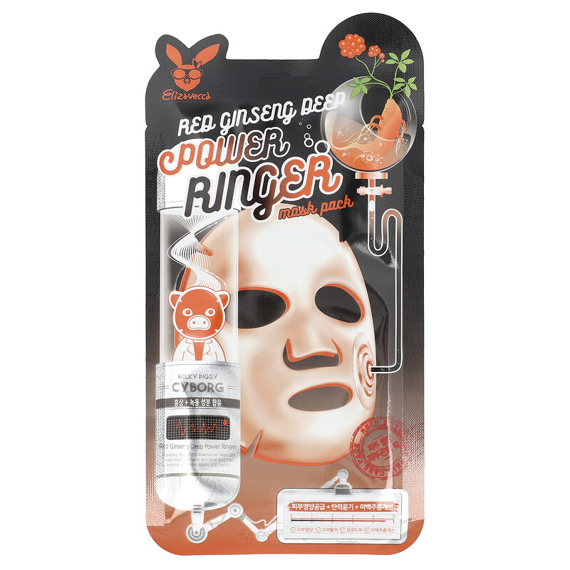 Elizavecca, Маска для лица с красным женьшенем, глубокая сила, 1 шт, 23 мл (0,78 жидк. Унции)
Elizavecca, Маска для лица с красным женьшенем, глубокая сила, 1 шт, 23 мл (0,78 жидк. Унции)