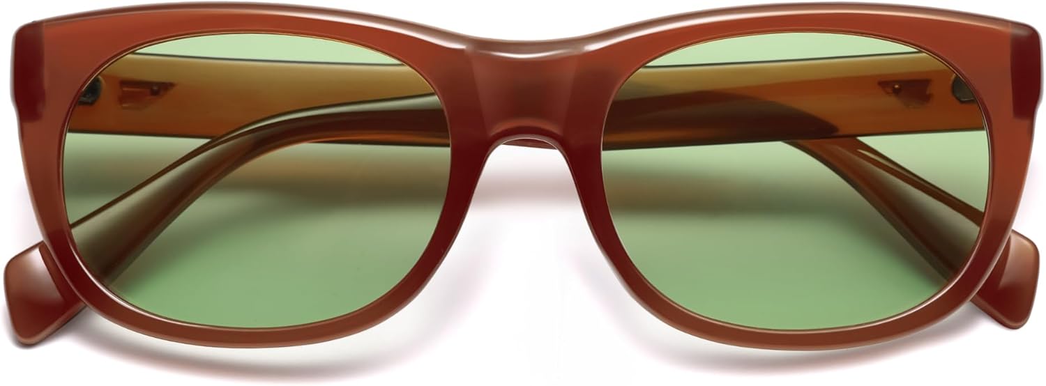 Солнцезащитные очки VANLINKER Retro Polarized Square для женщин и мужчин, модные, с мягкой квадратной оправой, прямоугольные, модель VL9866, C6-transparent Orange-brown/Light Green
Солнцезащитные очки VANLINKER Retro Polarized Square для женщин и мужчин, модные, с мягкой квадратной оправой, прямоугольные, модель VL9866, C6-transparent Orange-brown/Light Green