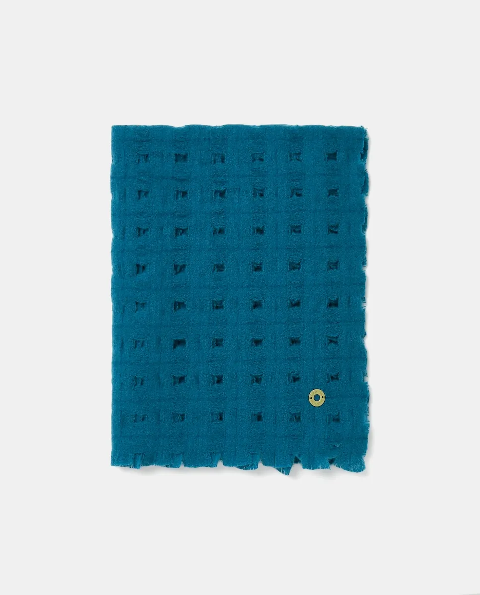 Перфорированный шарф Jo & Mr. Joe, синий
Перфорированный шарф Jo & Mr. Joe, синий