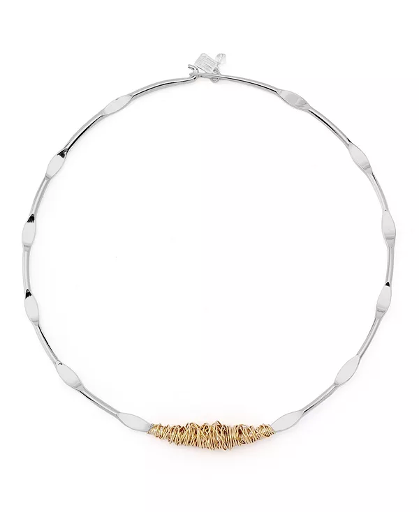 Ожерелье-Воротник из серебряной проволоки, обвитой скульптурой Robert Lee Morris Soho, silver
Ожерелье-Воротник из серебряной проволоки, обвитой скульптурой Robert Lee Morris Soho, silver