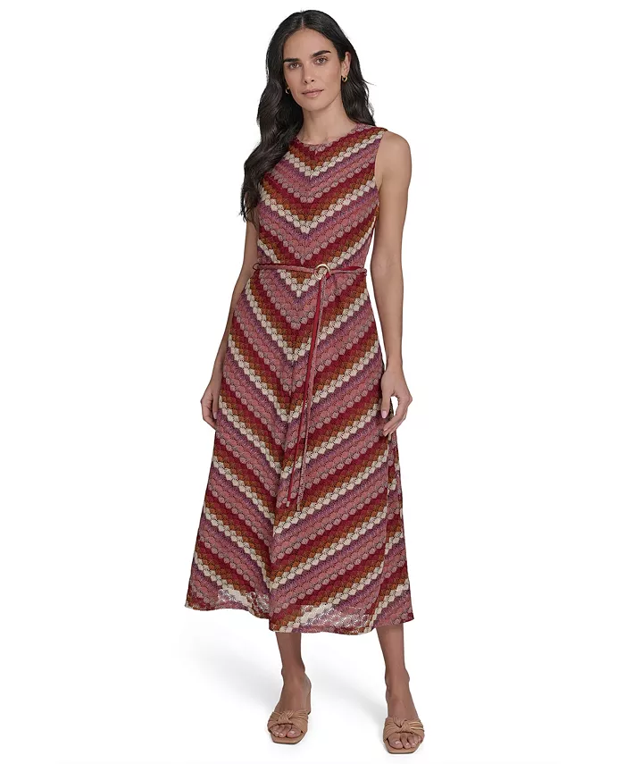 Женское кружевное платье миди без рукавов, 4P-16 Jessica Howard
Женское кружевное платье миди без рукавов, 4P-16 Jessica Howard