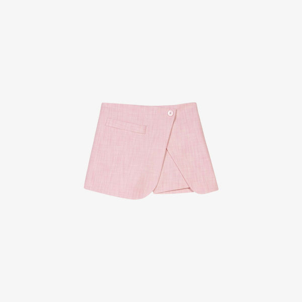 Шорты Maje с запахом и эффектом многослойности, красный
Шорты Maje с запахом и эффектом многослойности, красный