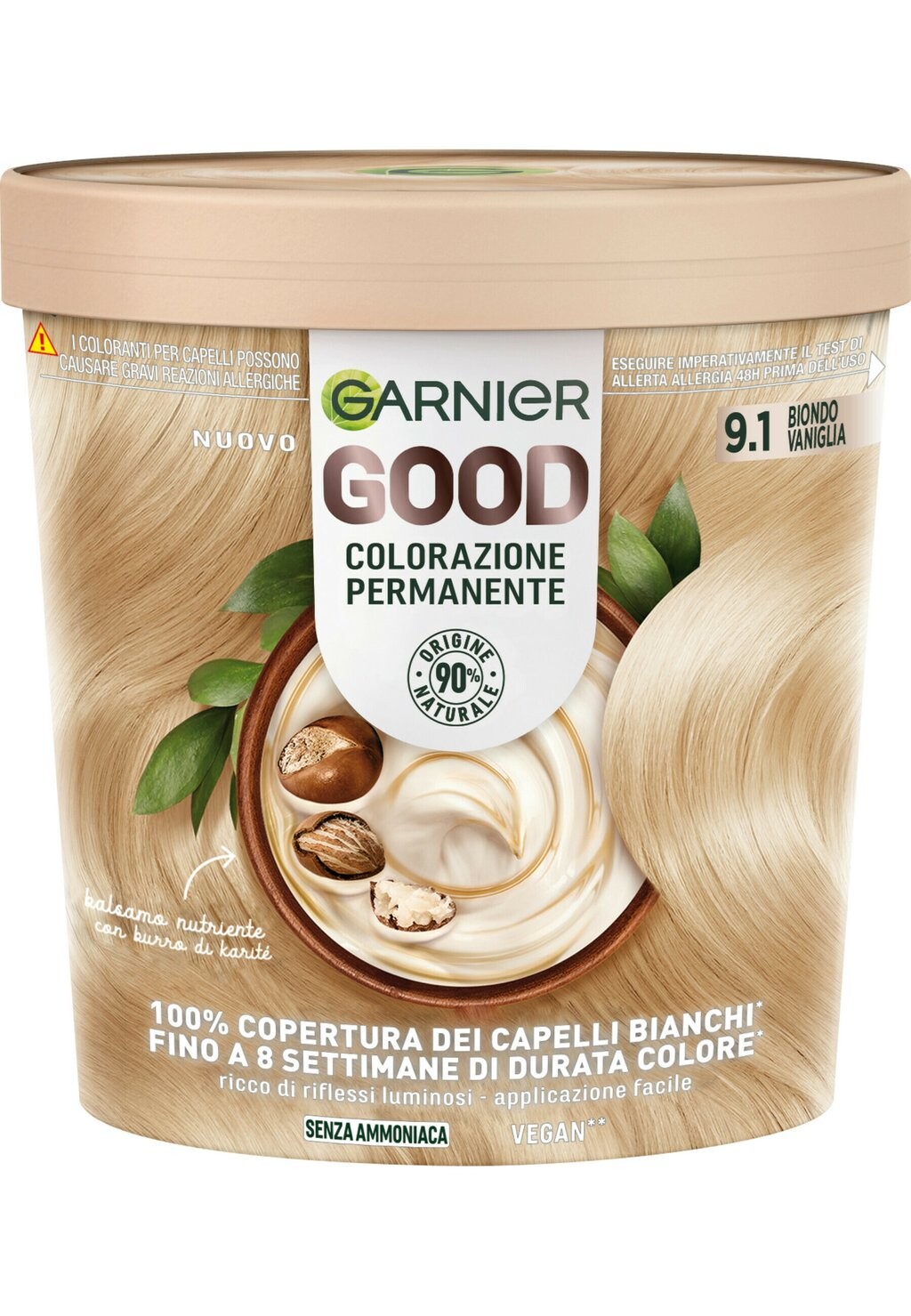 Краска для волос GARNIER GOOD COLORAZIONE PERMANENTE SENZA AMMONIACA, 90% DI ORIGINE NATURALE, 2 PACK Garnier, желтый
Краска для волос GARNIER GOOD COLORAZIONE PERMANENTE SENZA AMMONIACA, 90% DI ORIGINE NATURALE, 2 PACK Garnier, желтый