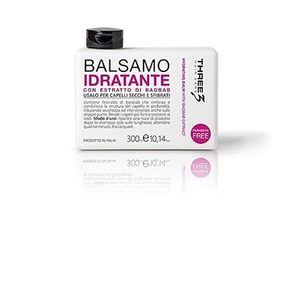 Drei увлажняющий кондиционер с экстрактом баобаба 300мл, Faipa
Drei увлажняющий кондиционер с экстрактом баобаба 300мл, Faipa