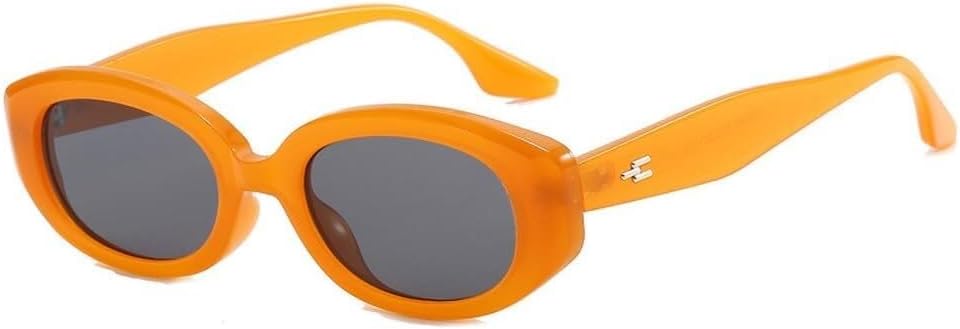 Популярные модные овальные женские солнцезащитные очки в стиле ретро, гелевые цветные линзы, защита от УФ-излучения UV400, мужские солнцезащитные очки с заклепками LXLHWN, Jelly Orange Grey
Популярные модные овальные женские солнцезащитные очки в стиле ретро, гелевые цветные линзы, защита от УФ-излучения UV400, мужские солнцезащитные очки с заклепками LXLHWN, Jelly Orange Grey