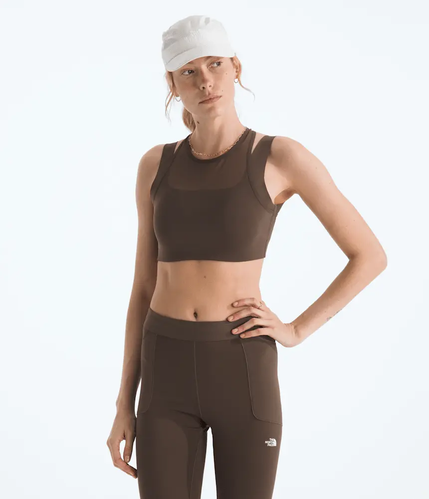 Женский двухслойный бюстгальтер Refina The North Face, Smokey Brown
Женский двухслойный бюстгальтер Refina The North Face, Smokey Brown