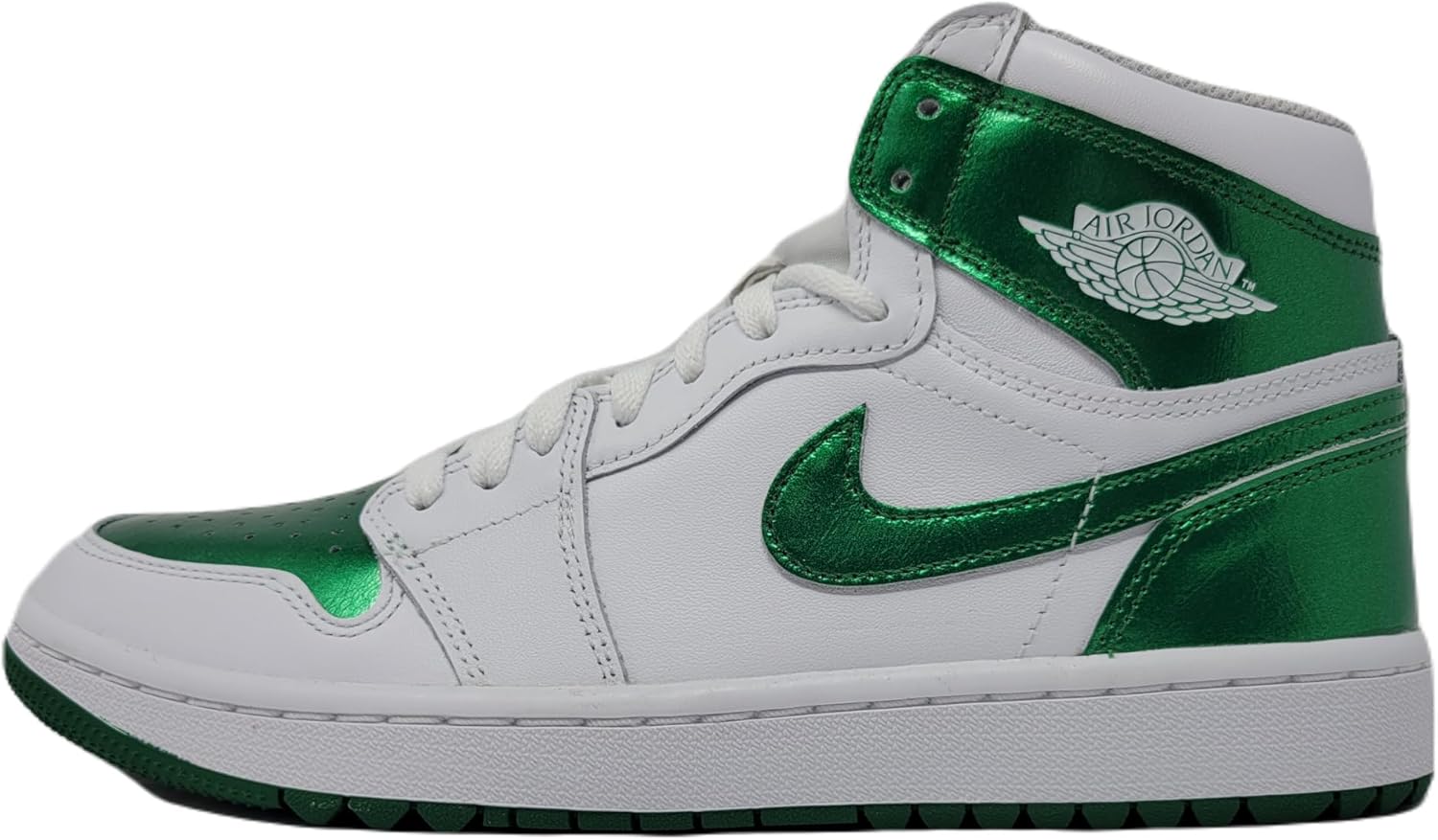 Мужские кроссовки для гольфа Nike Jordan 1 High, White/Pine Green
Мужские кроссовки для гольфа Nike Jordan 1 High, White/Pine Green