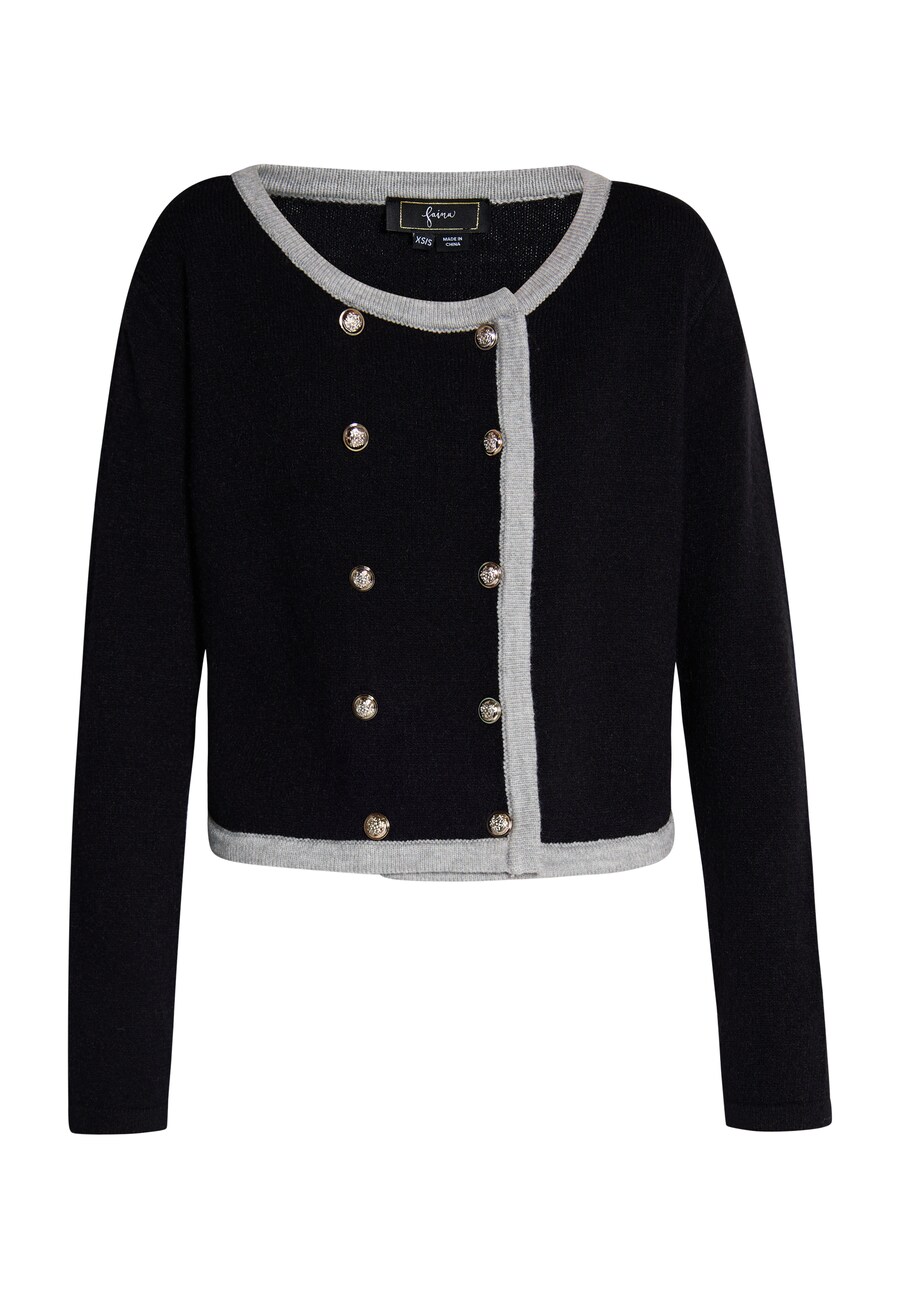 Вязаный кардиган faina, черный
Вязаный кардиган faina, черный