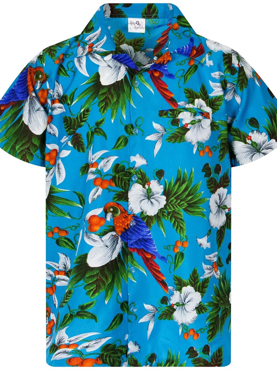 Рубашка King Kameha Cherryparrot, бирюзовый
Рубашка King Kameha Cherryparrot, бирюзовый