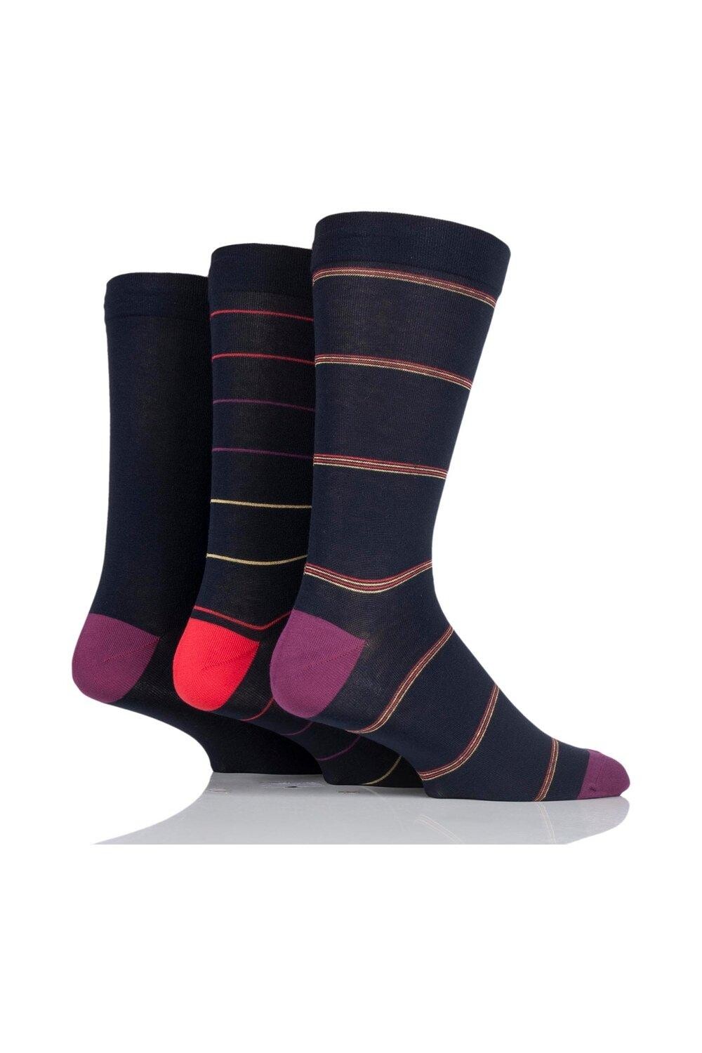 3 пары удобных носков в полоску из бамбука с гладкими швами на пальцах ног SOCKSHOP, красный
3 пары удобных носков в полоску из бамбука с гладкими швами на пальцах ног SOCKSHOP, красный