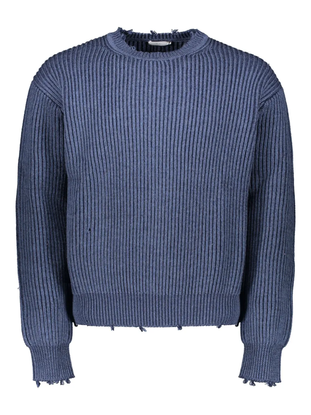 Укороченный свитер в рубчик John Elliott, синий
Укороченный свитер в рубчик John Elliott, синий