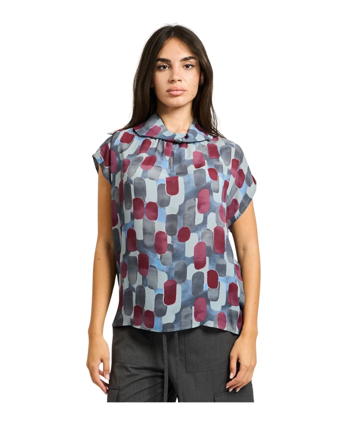 Блузка с геометрическим узором Manila Grace, мультиколор
Блузка с геометрическим узором Manila Grace, мультиколор