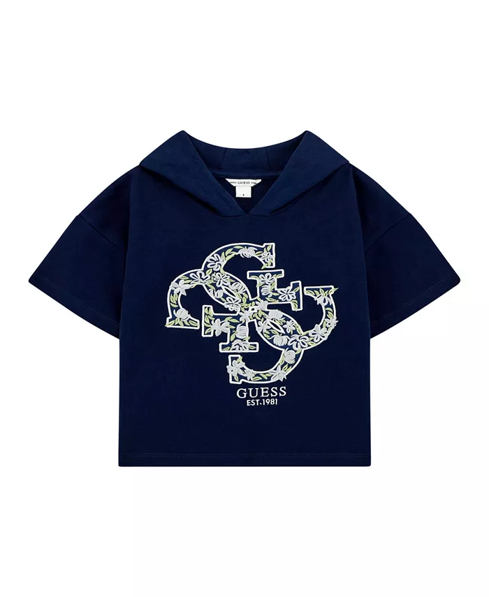 Худи с капюшоном и короткими рукавами для девочек GUESS, синий
Худи с капюшоном и короткими рукавами для девочек GUESS, синий