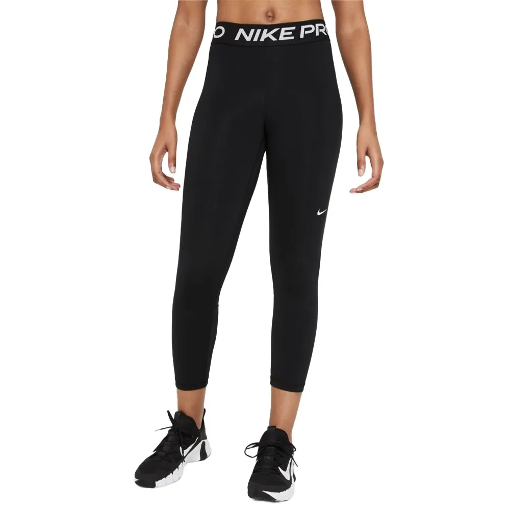 Леггинсы Nike Pro Mid Rise Crop Big, черный
Леггинсы Nike Pro Mid Rise Crop Big, черный