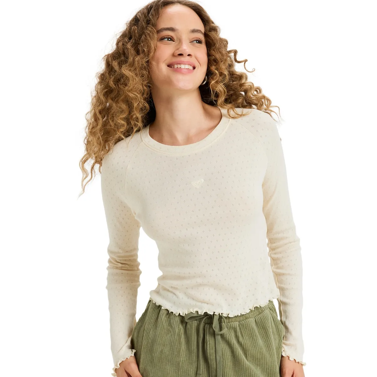 Женская футболка Time Off Pointelle Roxy, бежевый
Женская футболка Time Off Pointelle Roxy, бежевый