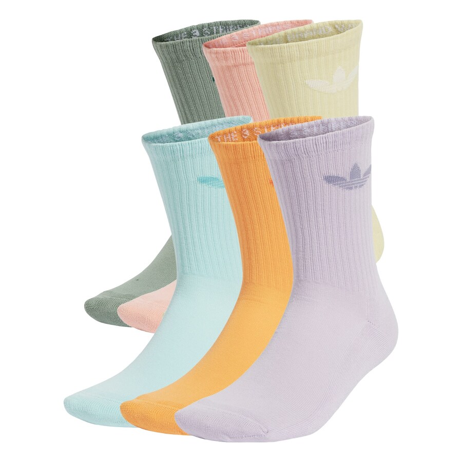 Носки ADIDAS ORIGINALS Socks Trefoil, цвет light blue/green/khaki/purple/orange/rose
Носки ADIDAS ORIGINALS Socks Trefoil, цвет light blue/green/khaki/purple/orange/rose