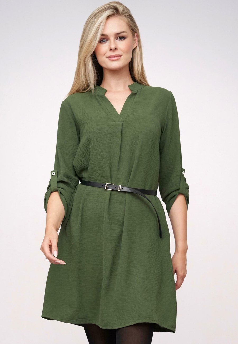 Платье Cloud 5ive WITH TURN-UP SLEEVES AND BELT, Military Green/Green
Платье Cloud 5ive WITH TURN-UP SLEEVES AND BELT, Military Green/Green