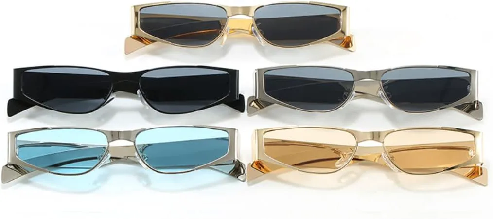 Ретро-солнцезащитные очки «кошачий глаз» конфетных цветов для женщин, модные заклепки, для активного отдыха, панк-стиль, трендовые для мужчин VVTWSSW, New Black Black
Ретро-солнцезащитные очки «кошачий глаз» конфетных цветов для женщин, модные заклепки, для активного отдыха, панк-стиль, трендовые для мужчин VVTWSSW, New Black Black