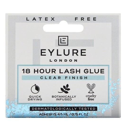 18 Hour Lash Glue прозрачный клей для ресниц без латекса Clear Finish 4,5 мл, Eylure
18 Hour Lash Glue прозрачный клей для ресниц без латекса Clear Finish 4,5 мл, Eylure
