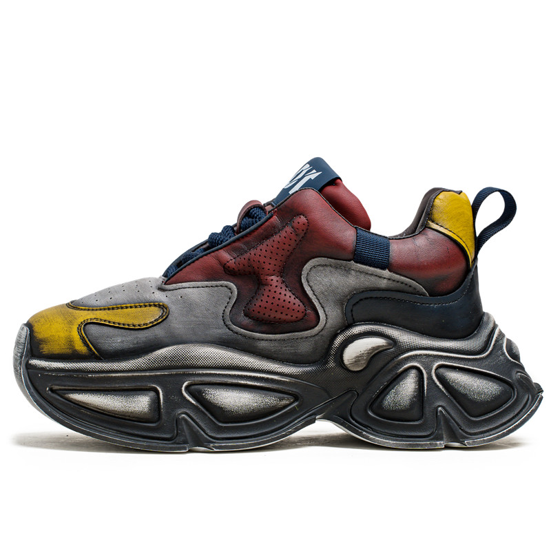 Низкие массивные кроссовки мужские GNVA, Black Red
Низкие массивные кроссовки мужские GNVA, Black Red