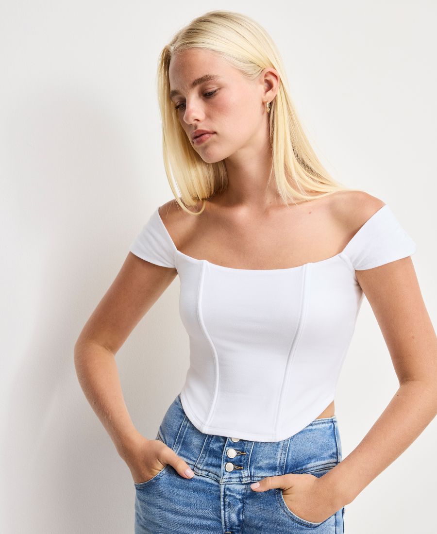 Женский укороченный корсетный топ Dolly Joleans, стандартные и большие размеры Good American, White
Женский укороченный корсетный топ Dolly Joleans, стандартные и большие размеры Good American, White