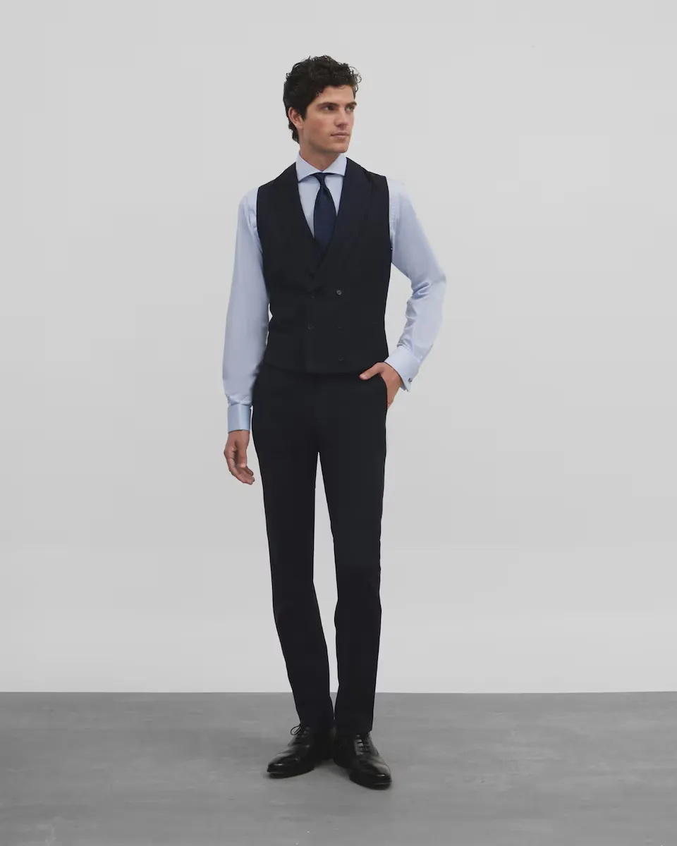 Классические мужские утренние брюки стрейч темно-синего цвета Silbon, темно-синий
Классические мужские утренние брюки стрейч темно-синего цвета Silbon, темно-синий