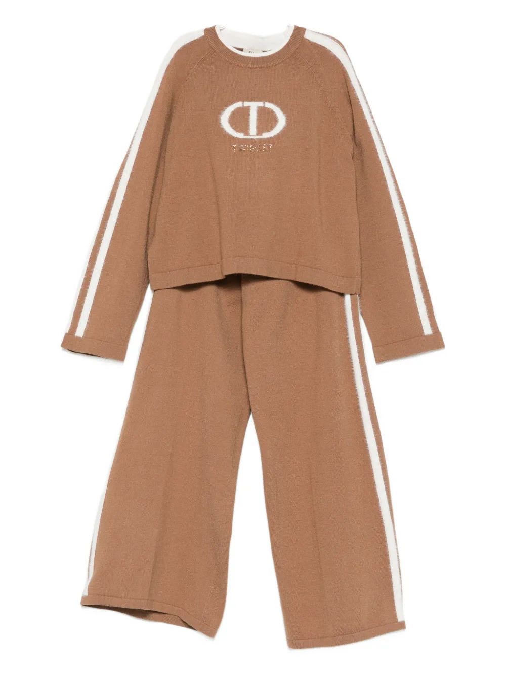 Спортивный костюм с логотипом Twinset Kids, коричневый
Спортивный костюм с логотипом Twinset Kids, коричневый