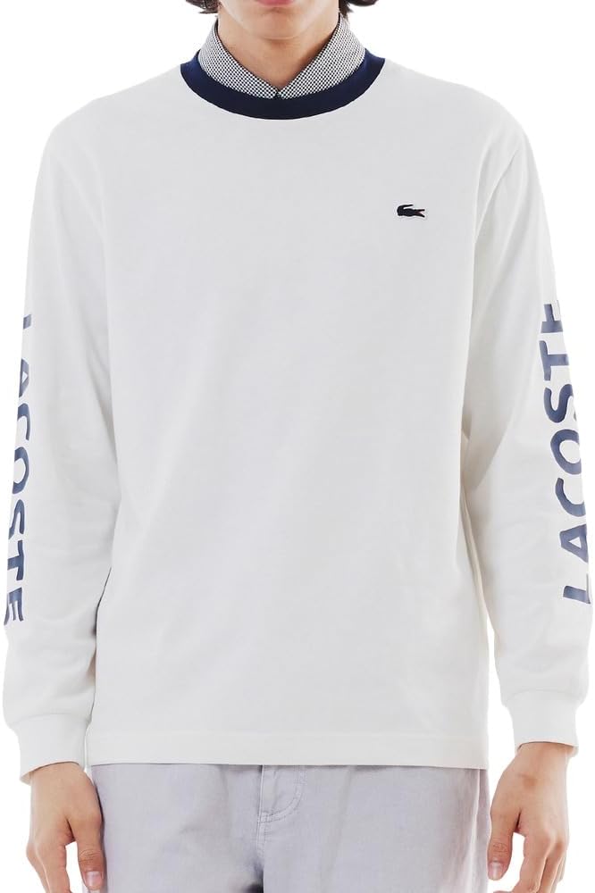 Мужская футболка LACOSTE из плотной ткани с принтом на рукавах, белый
Мужская футболка LACOSTE из плотной ткани с принтом на рукавах, белый
