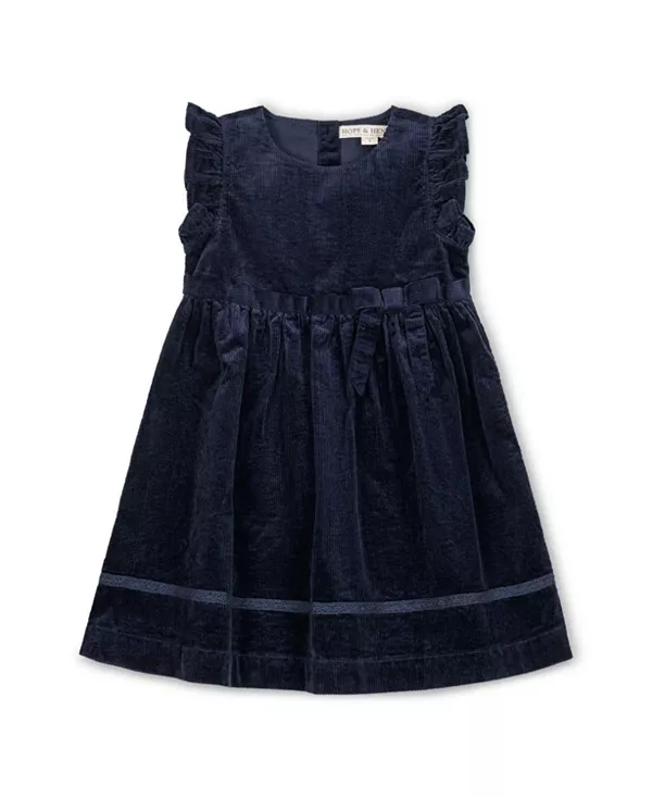 Платье-Сарафан из органического вельвета с рукавами-воланами для девочек - для малышек и для детей постарше Hope & Henry, синий
Платье-Сарафан из органического вельвета с рукавами-воланами для девочек - для малышек и для детей постарше Hope & Henry, синий