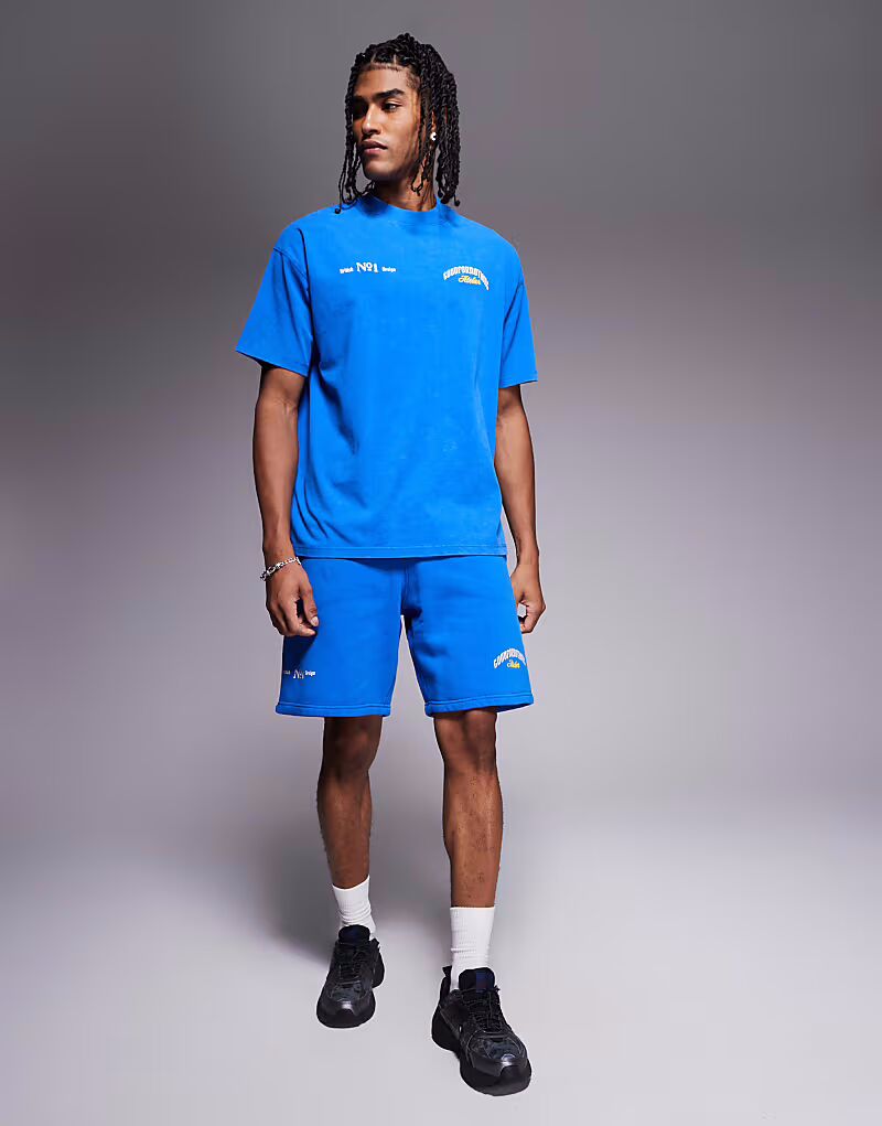 Короткие шорты с логотипом Good For Nothing синего цвета
Короткие шорты с логотипом Good For Nothing синего цвета