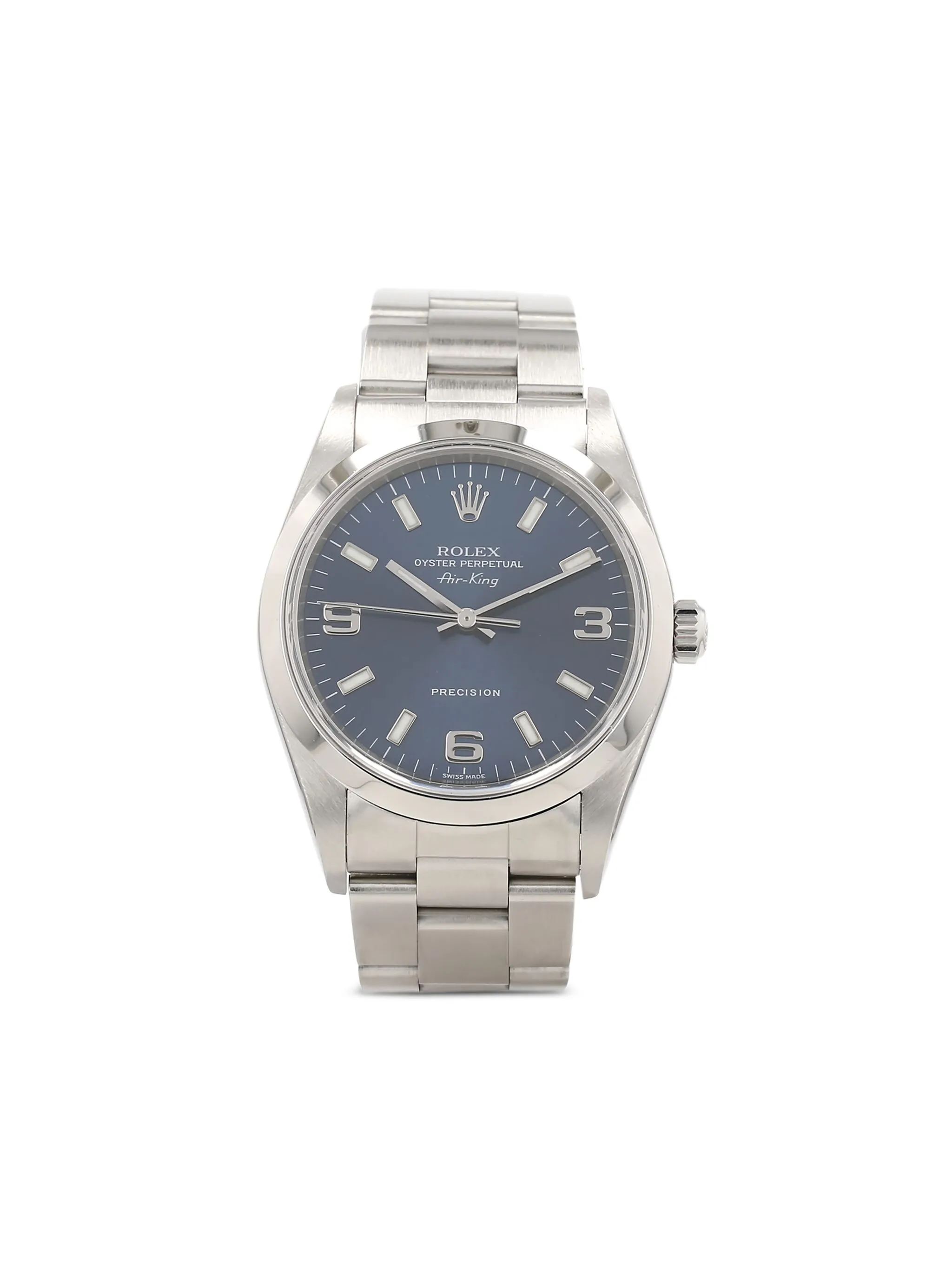 Наручные часы Air King 34 мм (2001 год) Rolex, синий
Наручные часы Air King 34 мм (2001 год) Rolex, синий