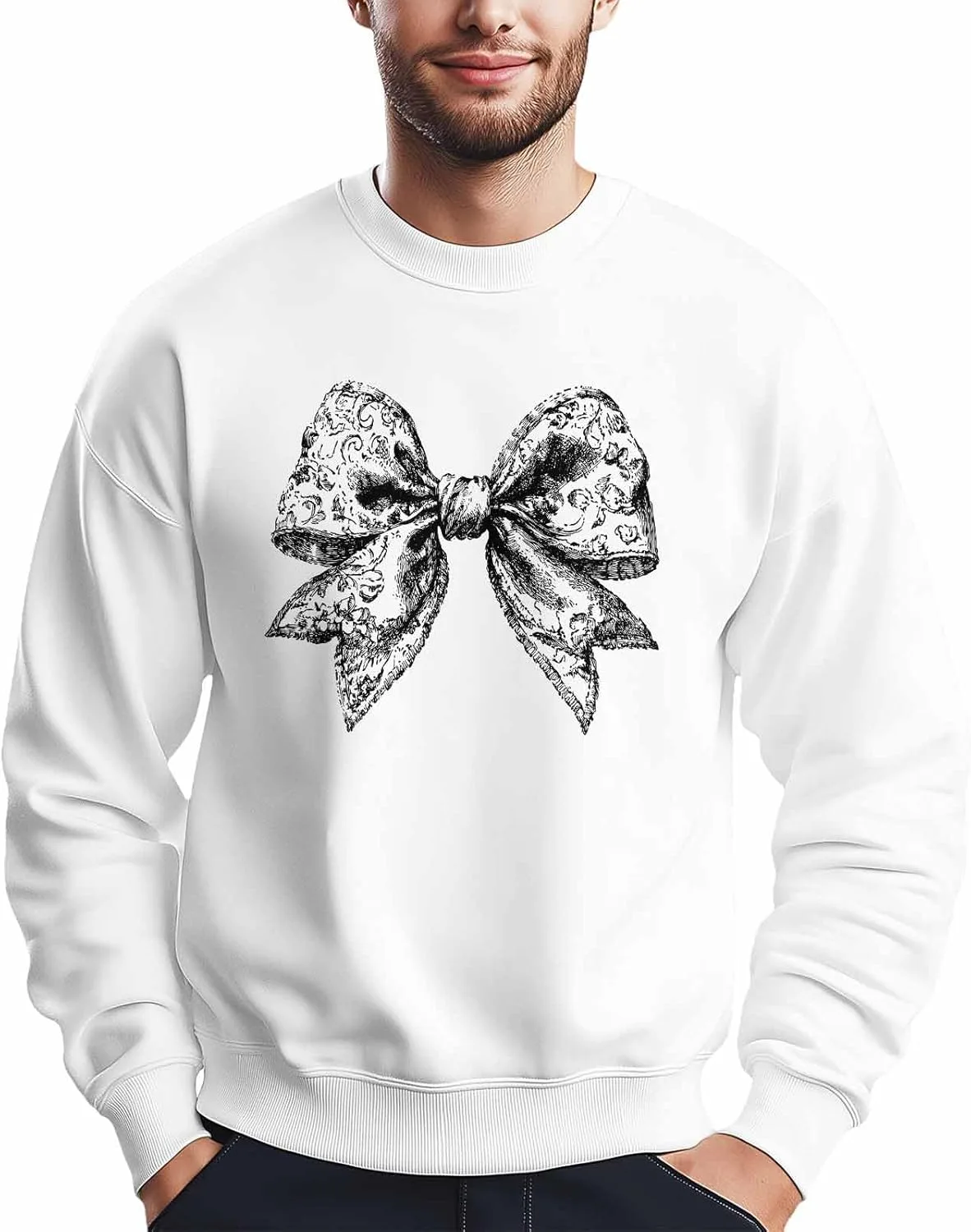 Мужской свитшот с принтом "Sketch Bow Tie", лонгслив Winvebermior
Мужской свитшот с принтом "Sketch Bow Tie", лонгслив Winvebermior