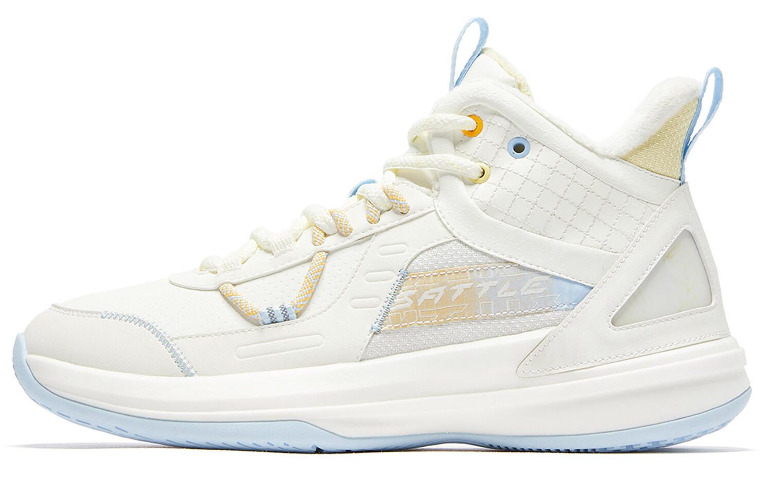 Баскетбольные кроссовки мужские, среднего размера, бежевые/синие Qiaodan
Баскетбольные кроссовки мужские, среднего размера, бежевые/синие Qiaodan