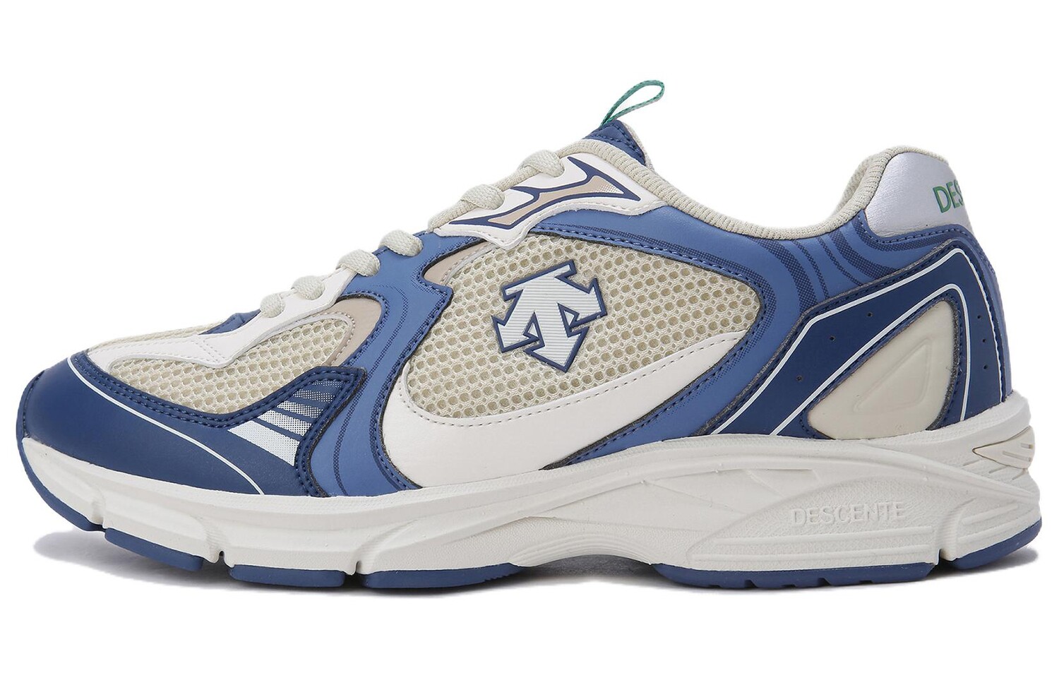 Кроссовки унисекс с низким верхом белые/синие Descente
Кроссовки унисекс с низким верхом белые/синие Descente
