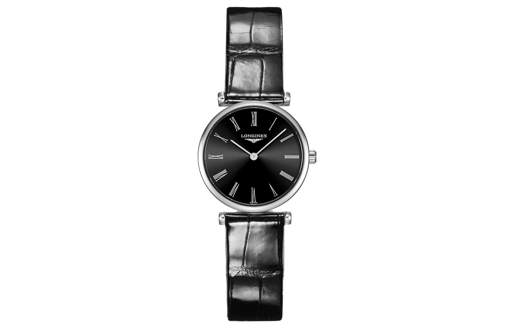 LONGINES Женские часы Jialan Collection кварцевый механизм 24mm черный циферблат корпус из нержавеющей стали ремешок из натуральной кожи
LONGINES Женские часы Jialan Collection кварцевый механизм 24mm черный циферблат корпус из нержавеющей стали ремешок из натуральной кожи