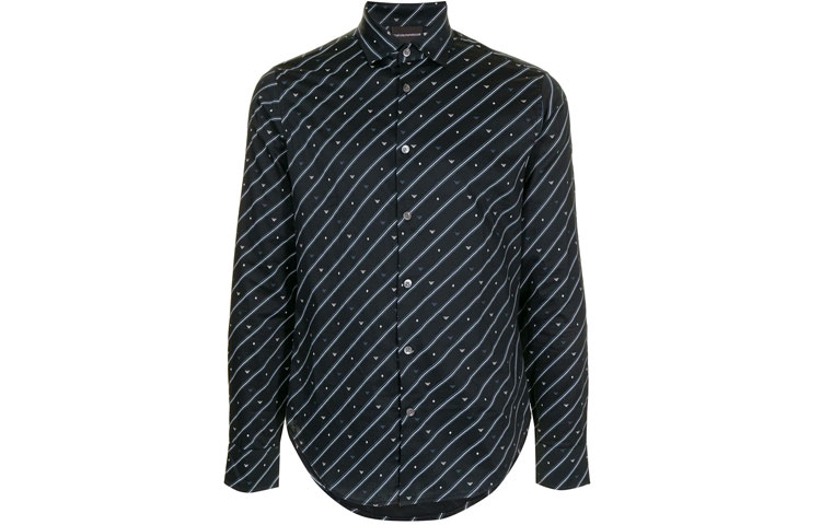 EMPORIO ARMANI Мужская синяя рубашка
EMPORIO ARMANI Мужская синяя рубашка