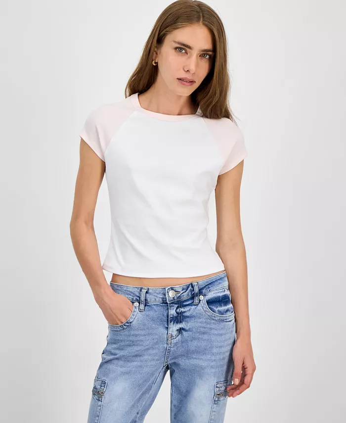 Футболка с рукавом реглан для подростков с коротким рукавом Just Polly, розовый
Футболка с рукавом реглан для подростков с коротким рукавом Just Polly, розовый