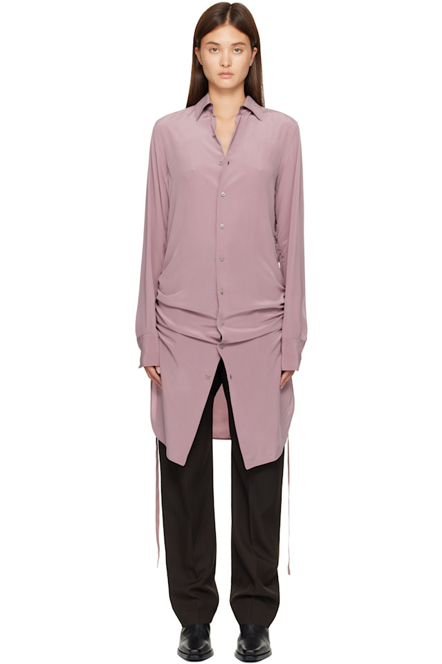 Ann Demeulemeester Фиолетовая удобная рубашка Sandrina
Ann Demeulemeester Фиолетовая удобная рубашка Sandrina
